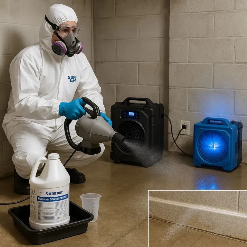 Sanitization and Odor Removal process in Blue Earth County, MN